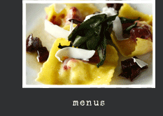 Tortallini on plate. Opens menus in a new window