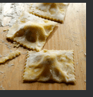 Three freshly wrapped raviolis, large version opens in new window